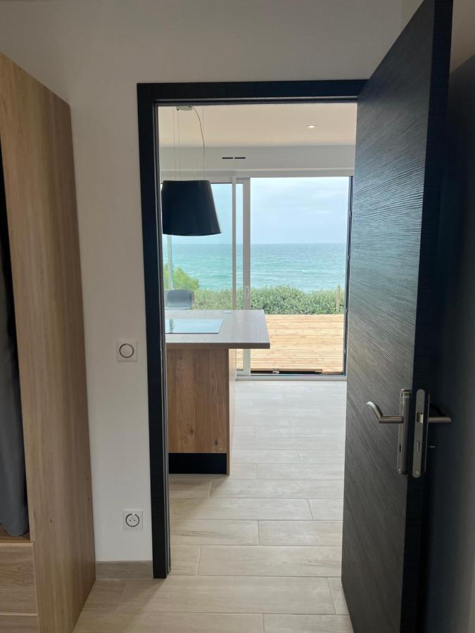 Le Bruit Des Vagues Villa Les Pieux Екстериор снимка